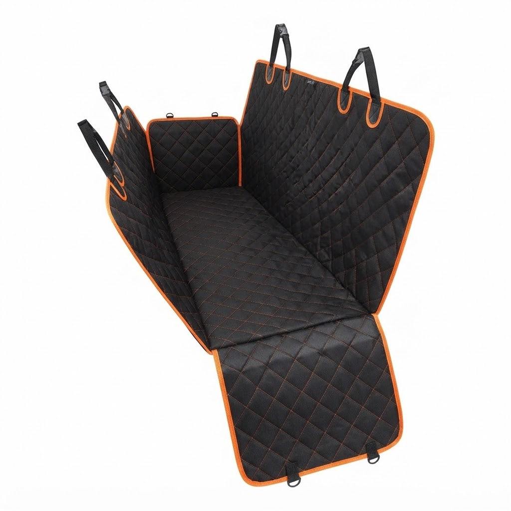 Detalle del forro protector de asiento